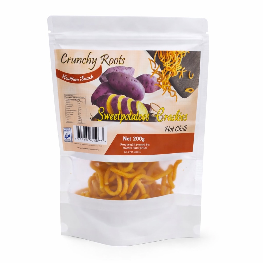 Crunchy Roots Hot Chilli Sweetpotato Crackies